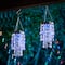 Glitzhome® 18.75" Solar Lit Beaded Wind Chimes, 2ct.